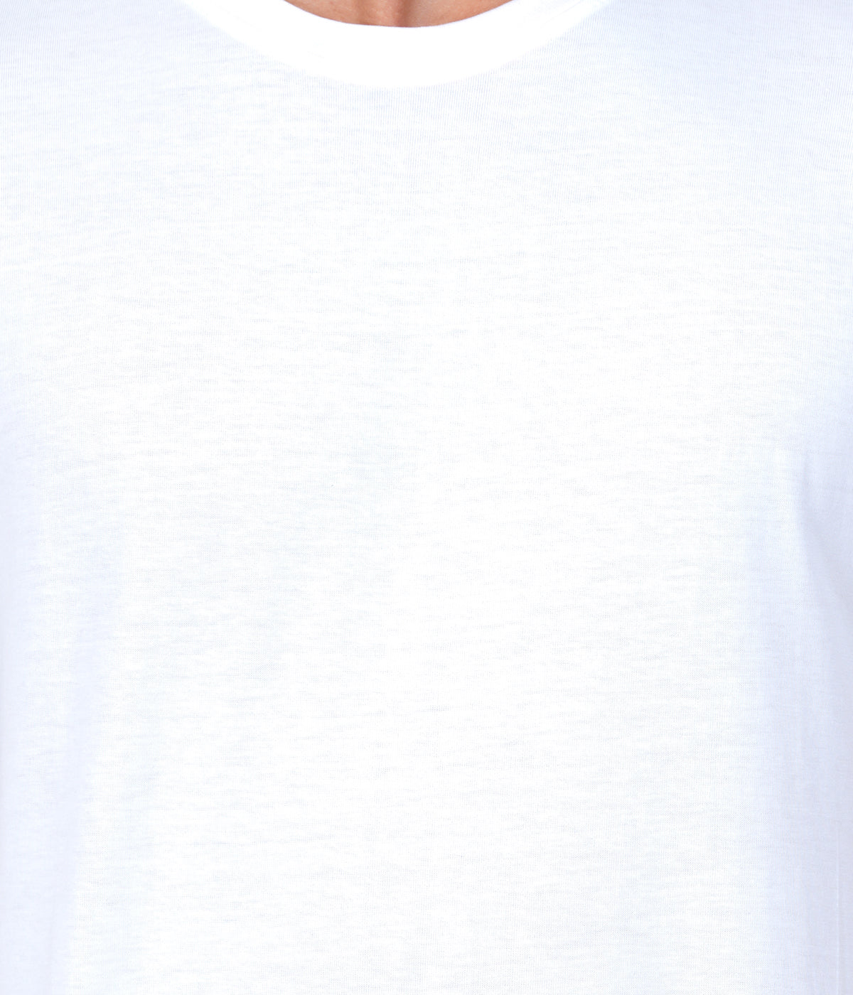White Round Neck T-Shirt – 100% Cotton | Men's Casual Wear