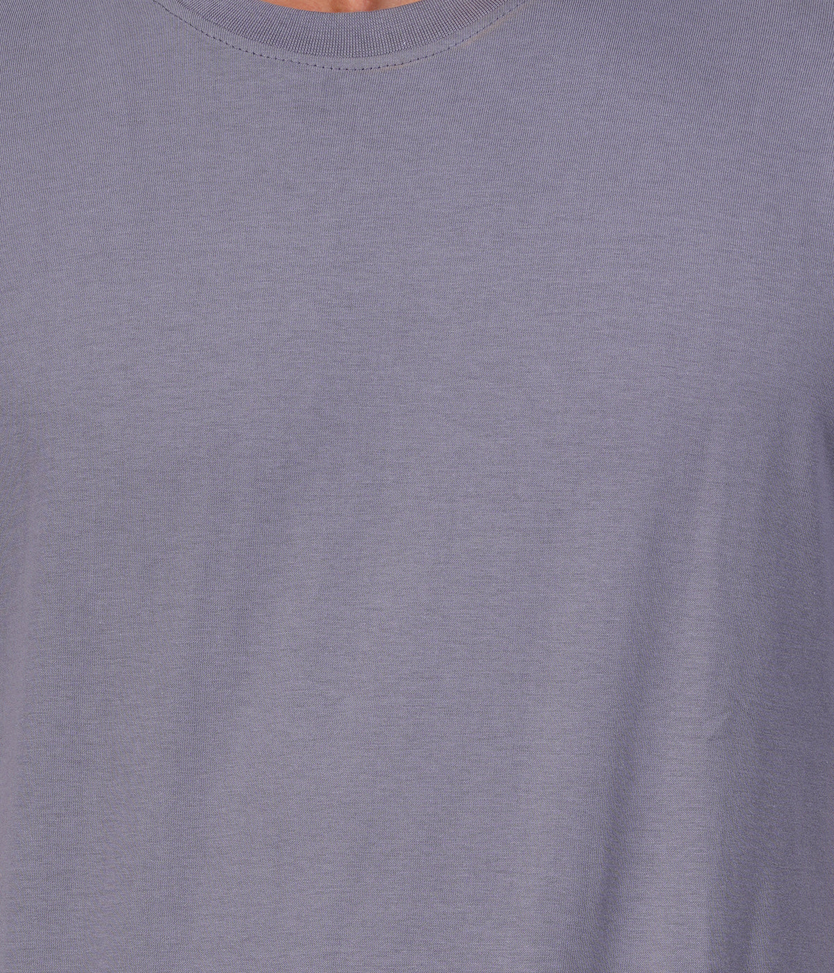 Urban Steel Grey Round Neck T-Shirt – 100% Cotton | Men's Casual Wear